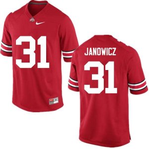 Men's Ohio State Buckeyes #31 Vic Janowicz Red Nike NCAA College Football Jersey Summer XWN1444JQ